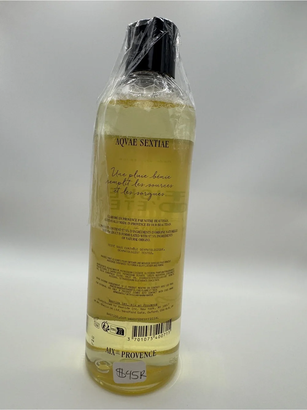 Figue d'Ete Body Wash - Bastide- 500 ml